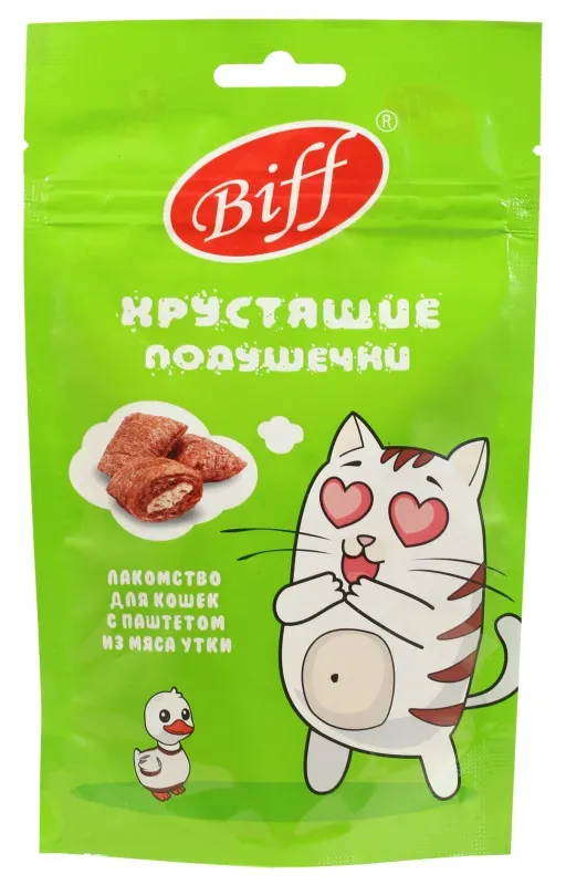 Biff Хрустящие подушечки с паштетом из утки