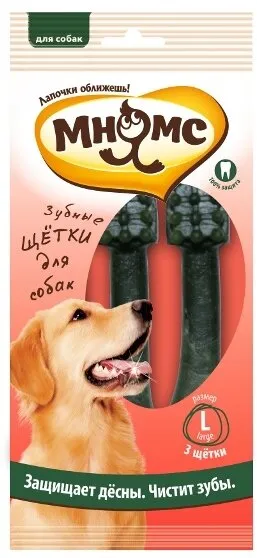 Мнямс Зубные щетки для собак