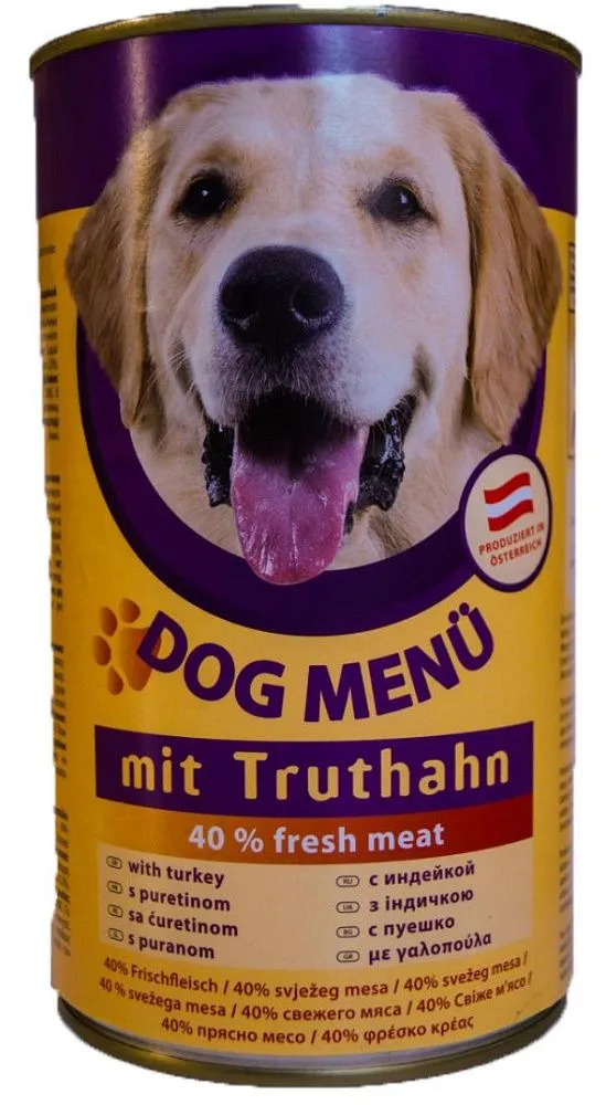DOG Menu Консервир. корм для собак (Индейка)