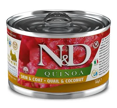 Консервы Farmina N&D Quinoa Dog Adult Mini (Перепел, кокос)
