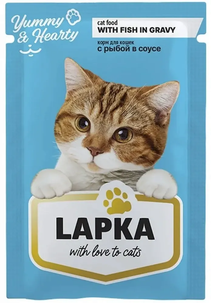 Lapka Консервы для кошек (Рыба), 85 г 