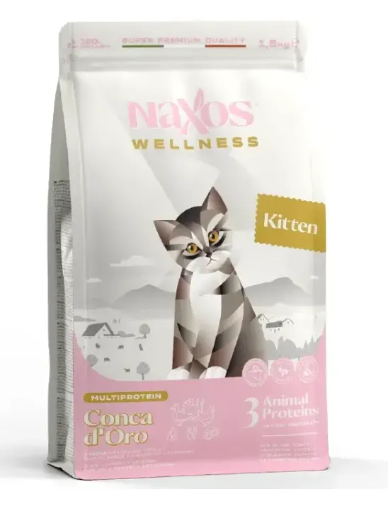 Naxos Wellness Kitten (Утка, курица, индейка)