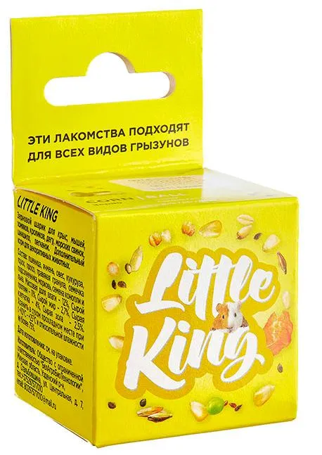 Little King Лакомство для грызунов Шарик зерновой