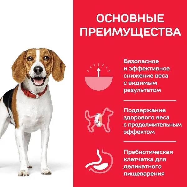 Корм Hill's Science Plan Perfect Weight для собак средних пород (курица)