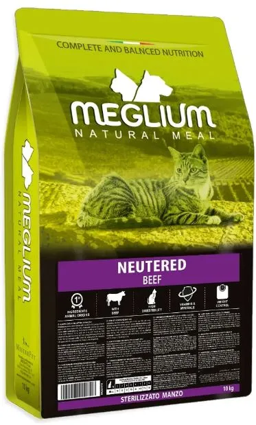 Корм Meglium Сat Neutered (Говядина) для кошек
