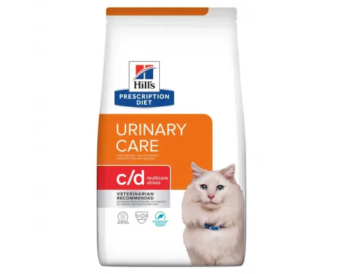 Hill's Prescription Diet c/d Multicare Urinary Stress для кошек, с рыбой