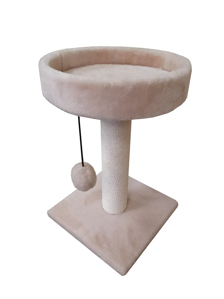 Cat House Когтеточка-лежанка круглая, 55 см, хлопок