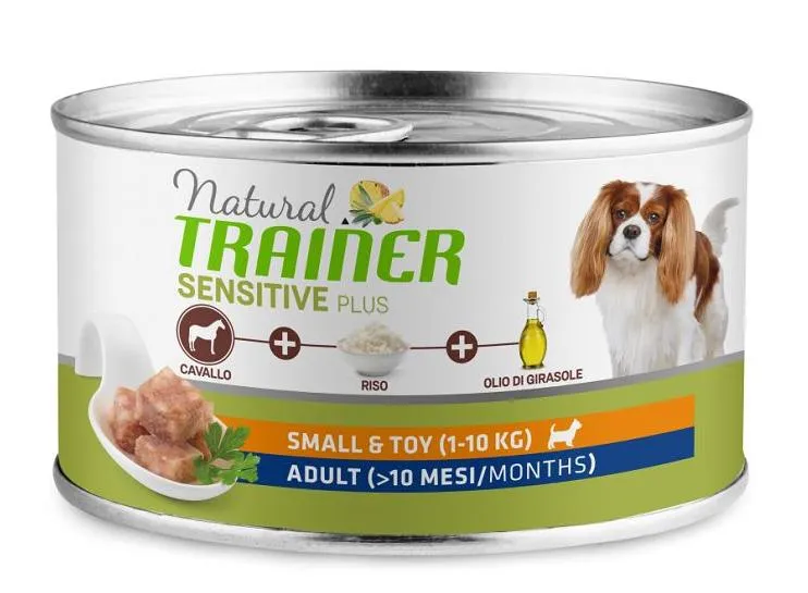 Влажный корм Trainer Natural Sensitive Plus Small&Toy Adult (Конина)
