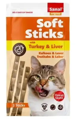 Sanal Палочки для кошек (индейка, печень)