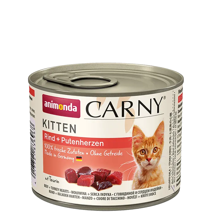 Carny Kitten (с говядиной и сердцем индейки)