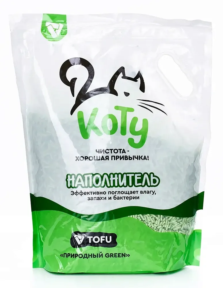 КОТУ Наполнитель TOFU Природный GREEN
