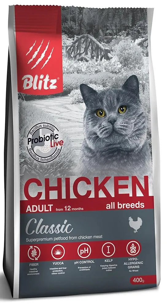 BLITZ Classic Adult Cat (Курица)
