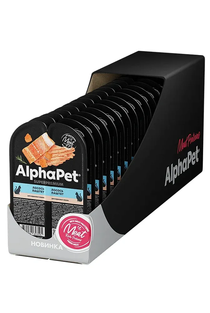 AlphaPet Superpremium паштет с лососем