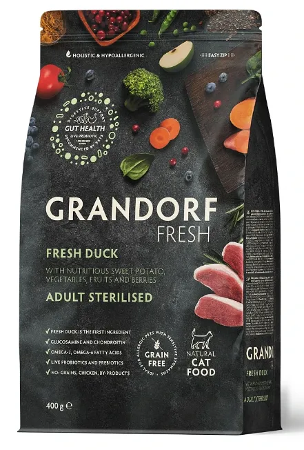 Grandorf Fresh Adult Sterilised (утка с бататом)