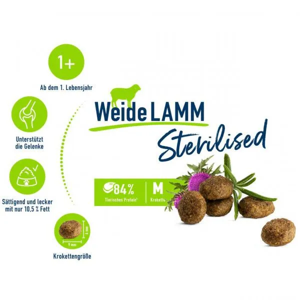 Happy Cat Sterilised Weide-Lamm (Пастбищный ягненок)