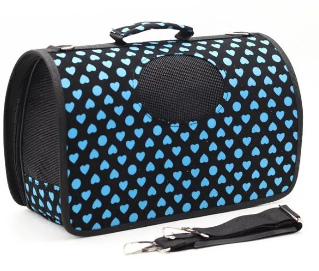 Котики Собачки сумка-переноска "Blue heart"