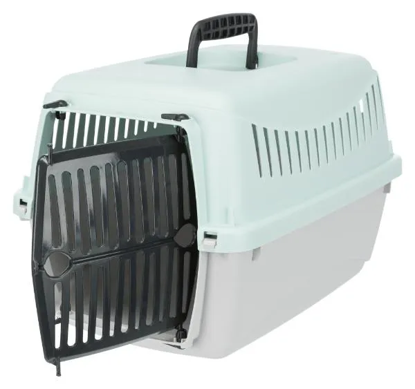 Переноска "Trixie" Junior, светло-серая/ментол