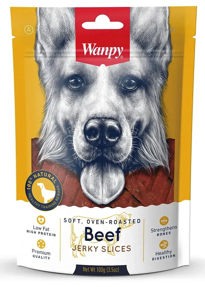 Wanpy Dog Cоломка из вяленой говядины