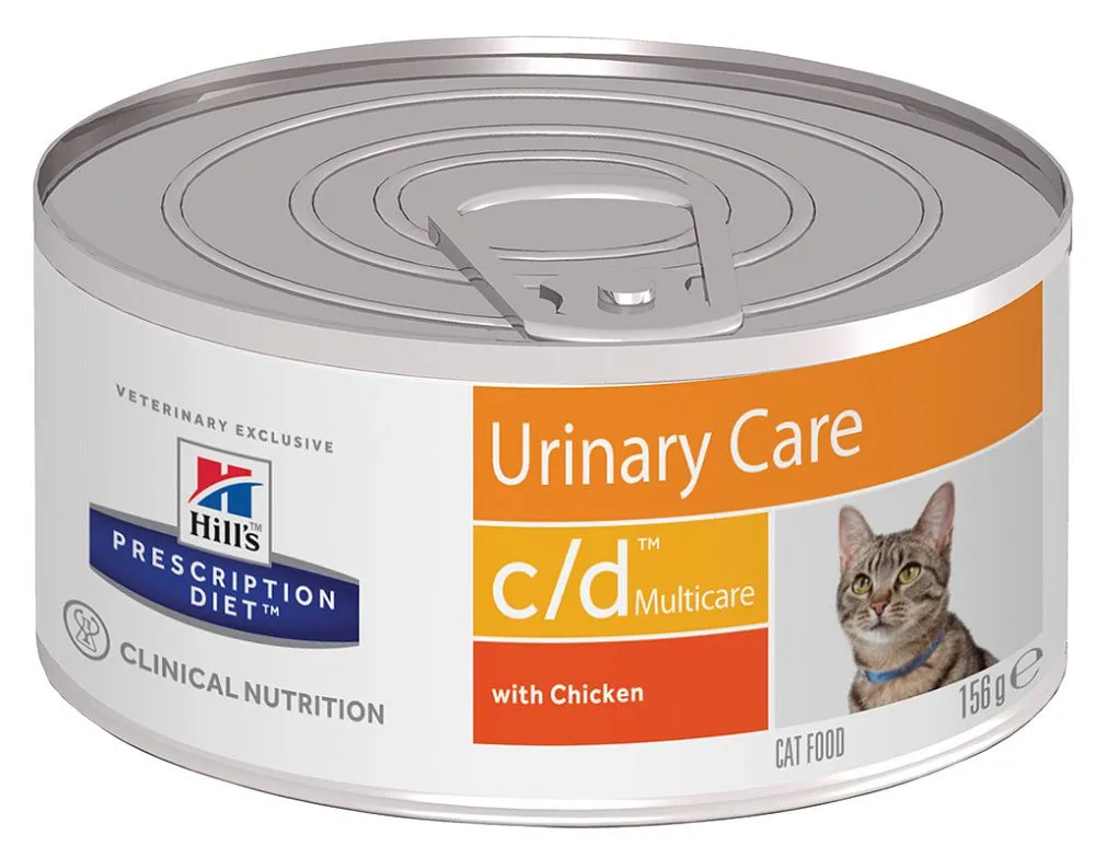 Hill"s c/d Multicare Urinary Care для кошек с курицей, 156 г