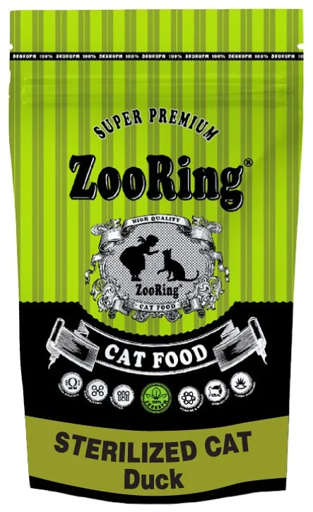 ZooRing Sterilized Adult Cat (Утка)