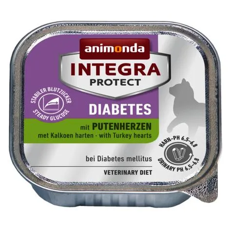 Animonda Integra Protect Diabetes Cat (Сердце индейки), 100 г