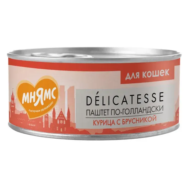 Мнямс Delicatesse Паштет по-голландски для кошек