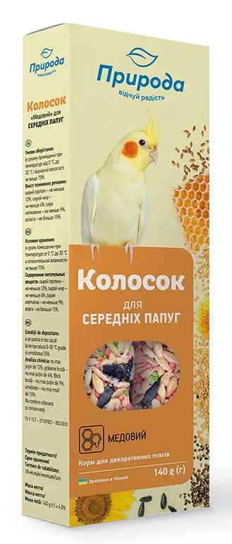 Природа Колосок Медовый для средних попугаев