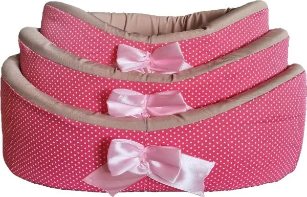 ДиАнКари Лежанка "Турецкий хлопок" (Малиново-красный)