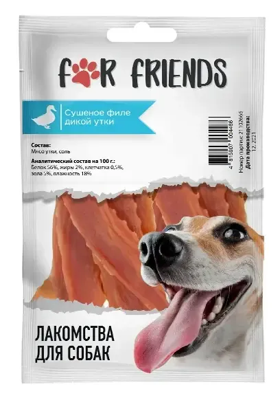 For Friends Сушеное филе дикой утки