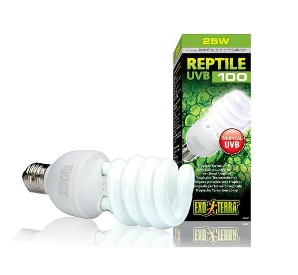 Exo Terra Лампа Reptile UVB100 former UVB5.0 Compact