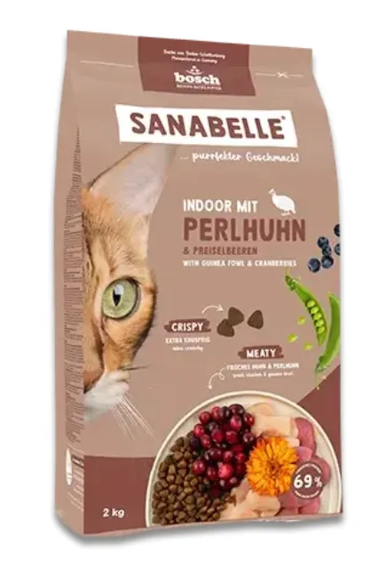 Корм Bosch Sanabelle Indoor (Цесарка) для кошек