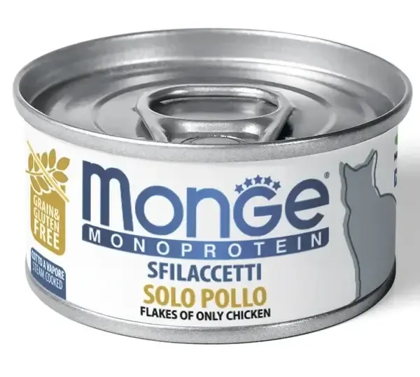 Monge Cat Monoprotein Мясные хлопья из курицы