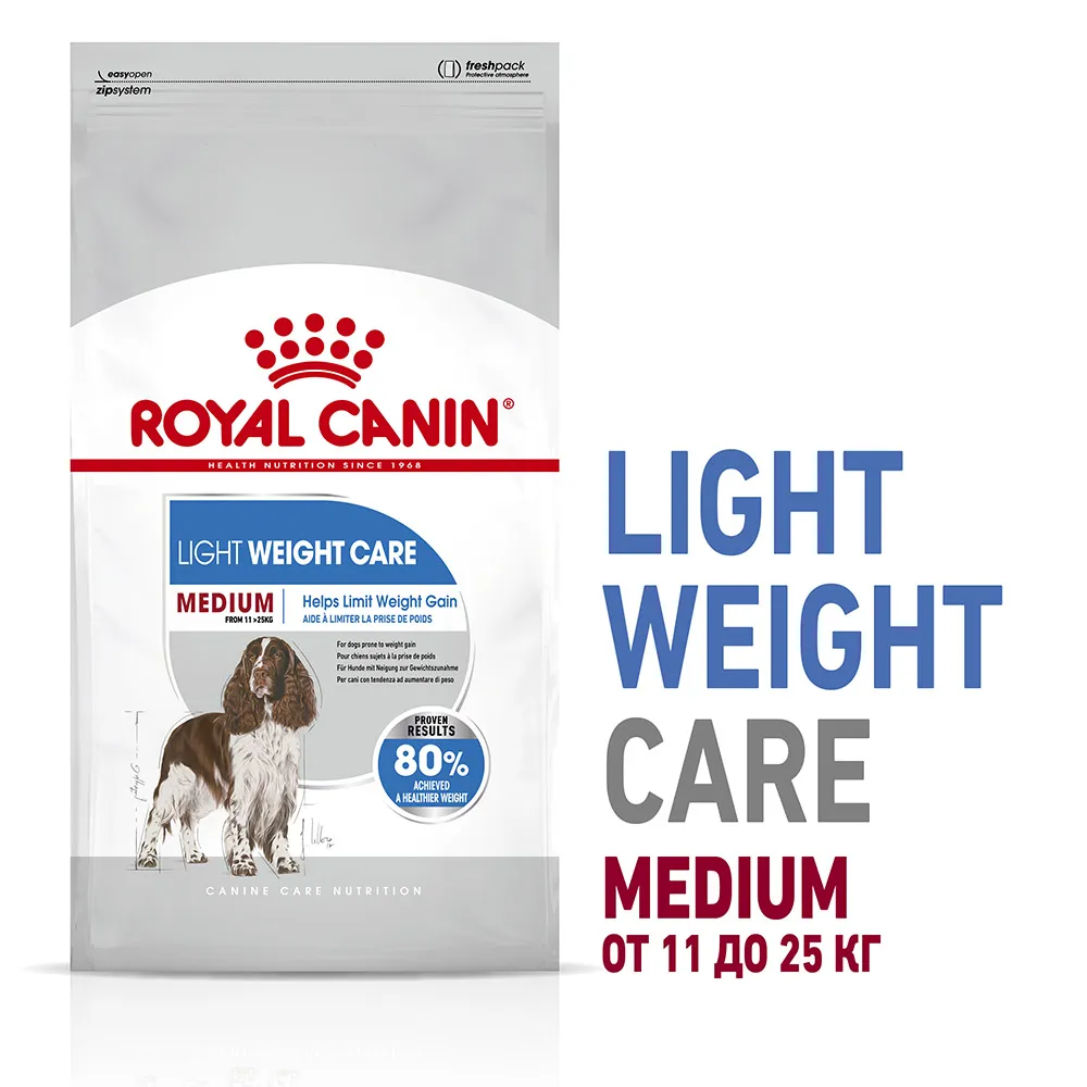 Корм Royal Canin Medium Light Weight Care для собак