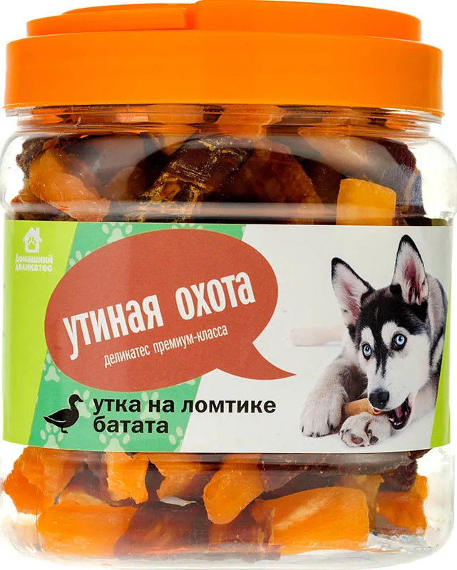 Домашний деликатес "Утиная охота" (утка на ломтике батата) 750 г