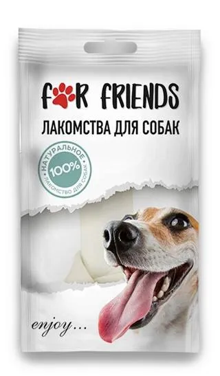 For Friends Кость узловая с кальцием (белая)