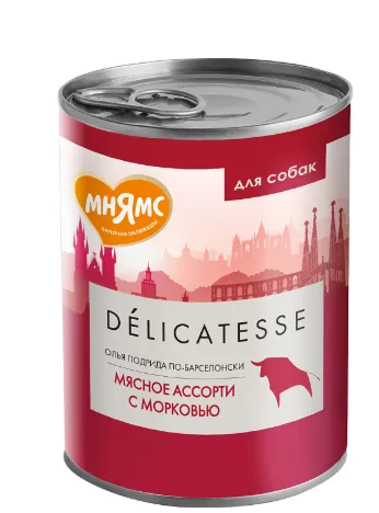 Мнямс консервы для собак Олья Подрида по-Барселонски
