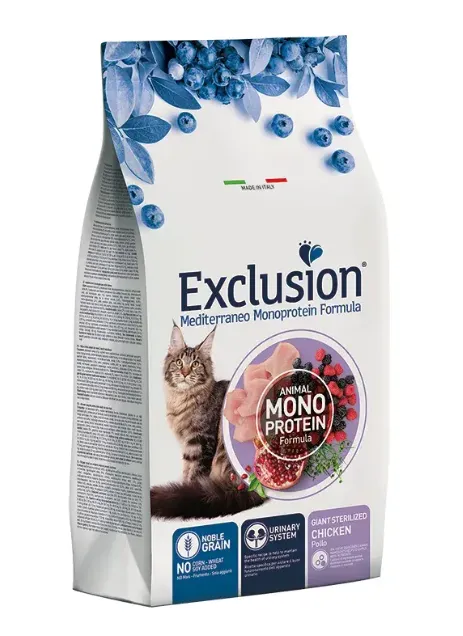 Exclusion Monoprotein Noble Grain Cat Giant Sterilized (Курица)