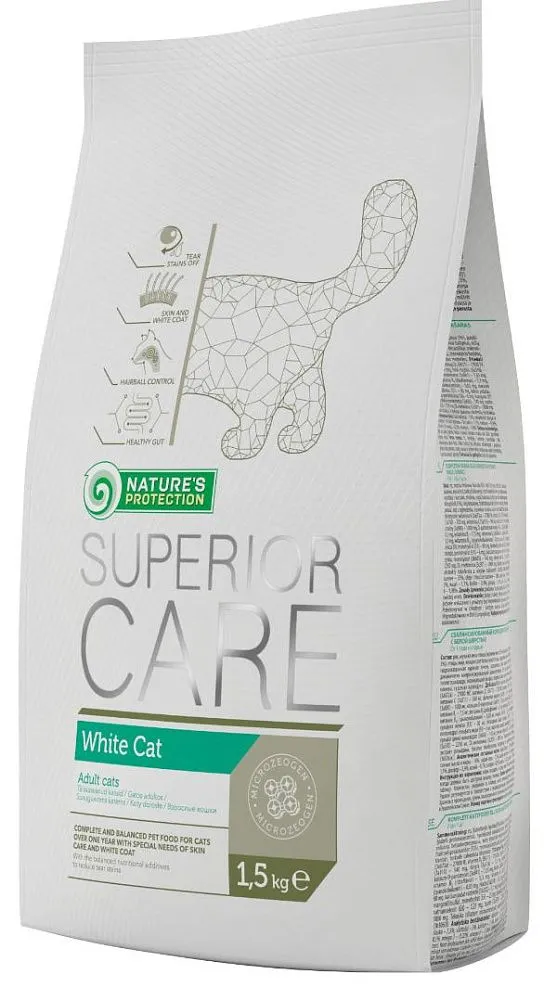 Nature's Protection White Cat