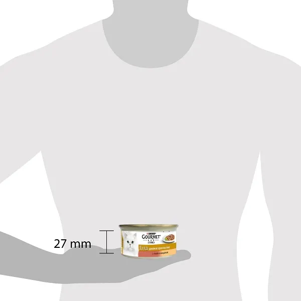 Консервы Gourmet Голд Кусочки с уткой и индейкой