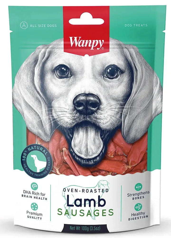 Wanpy Dog Cосиски из мяса ягненка, 100 г