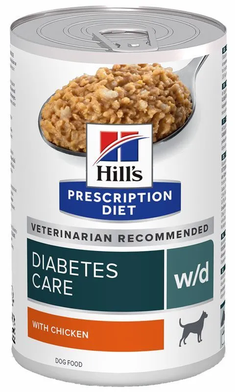 Hill's Prescription Diet w/d при поддержании веса и сахарном диабете (курица)