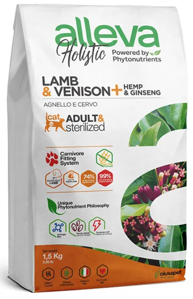 Alleva Holistic Adult Cat (Ягненок и оленина)