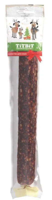 ТИТБИТ Сервелат Порто для собак (Новогодняя коллекция) 270 г