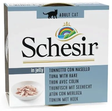 Schesir Tuna Hake (Тунец, хек), 70 г 