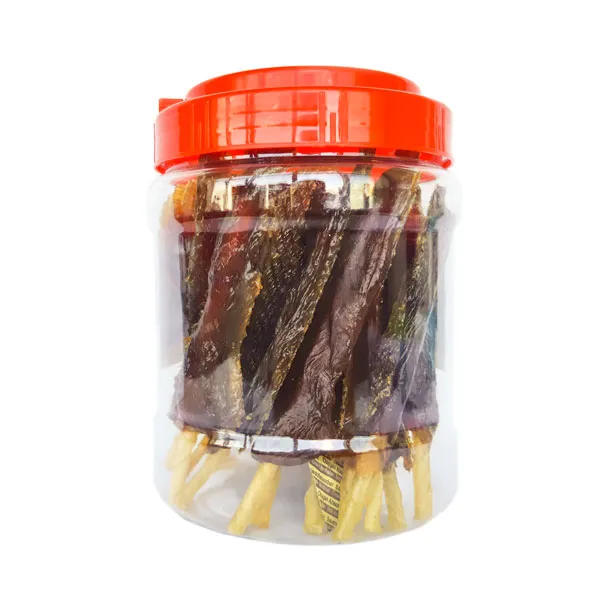 For Friends Филе страуса на палочке из воловьей кожи