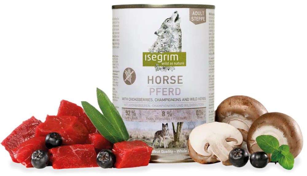 Isegrim Adult Steppe (конина+черноплодная рябина, грибы)