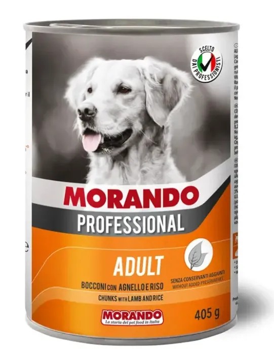 Morando Professional Dog (Кусочки с ягнёнком и рисом)