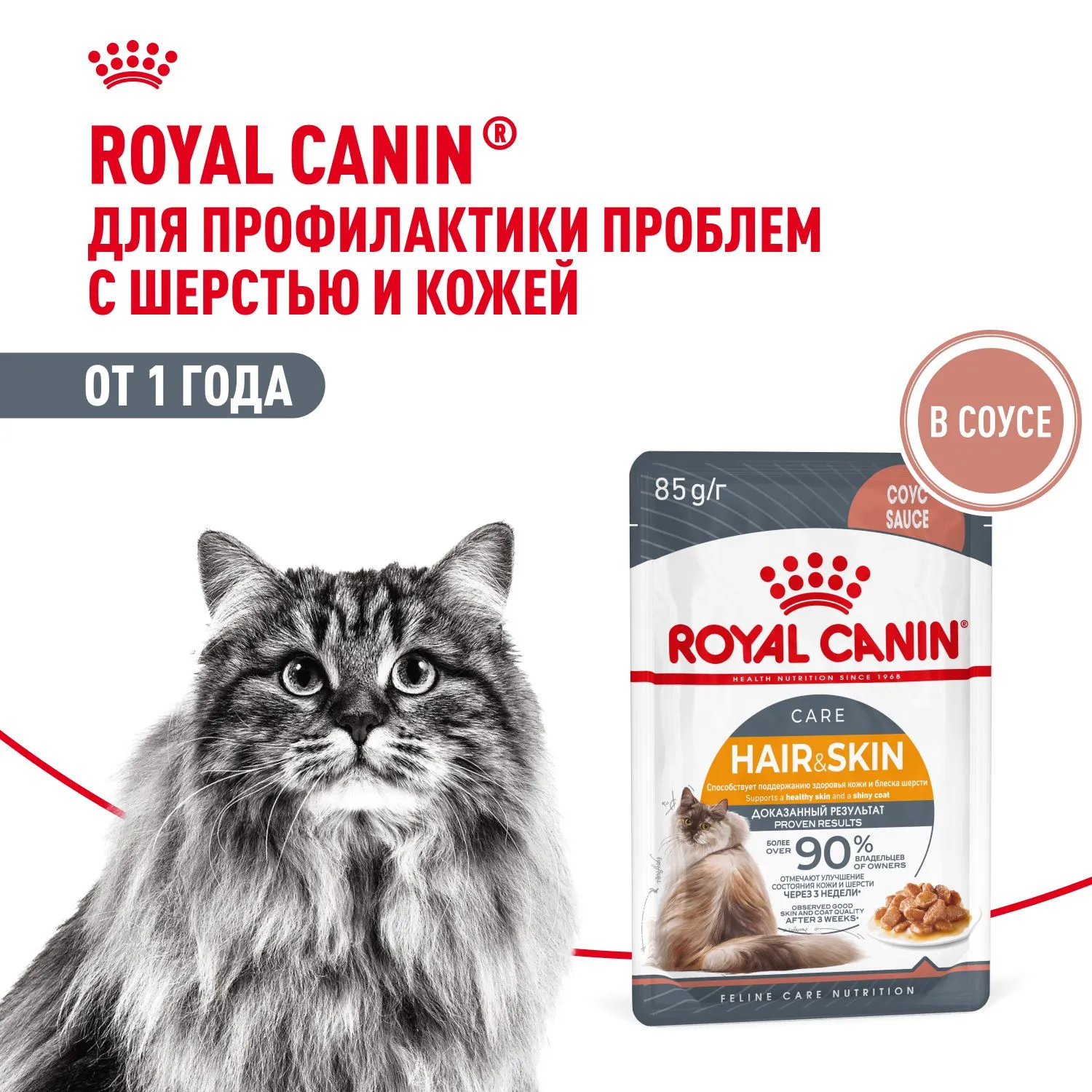 Royal Canin Hair & Skin (соус)