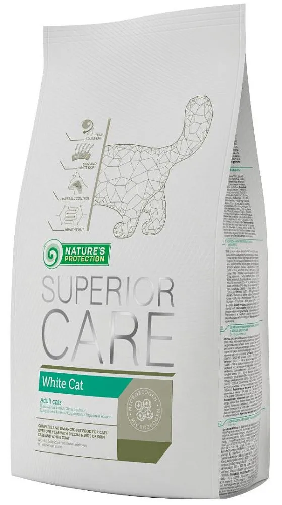 Nature's Protection White Cat