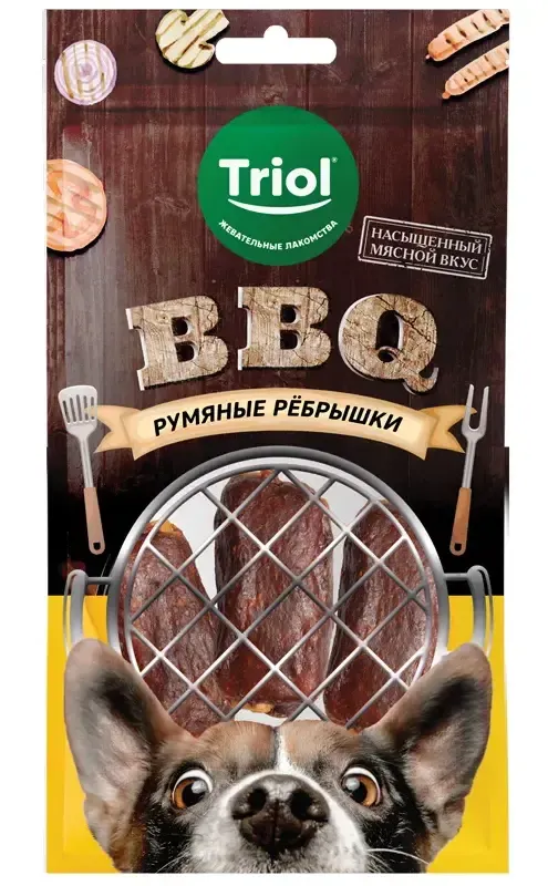 Triol BBQ Лакомство для собак Румяные рёбрышки